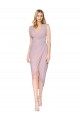 Online Primel Meerjungfrau V-Ausschnitt Cocktail Chiffon Kurze Formale Brautjungfernkleider / Abendkleider / Abiballkleider