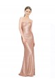 Online Roségold A-Linien Paillette Lange Formale Brautjungfernkleider / Abendkleider / Abiballkleider