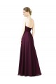 Online Traube A-Linien Chiffon Lange Brautjungfernkleider