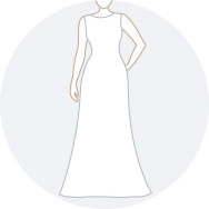 Online Bodenlang Brautkleider