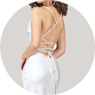 Online Gekreuzte Träger Brautkleider