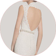 Online Schlüsselloch Back Brautkleider